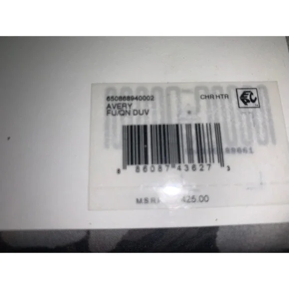 Ralph Lauren Avery Full Queen Duvet Cover Floral Grey White Luxury Bedding - Picture 8 of 13